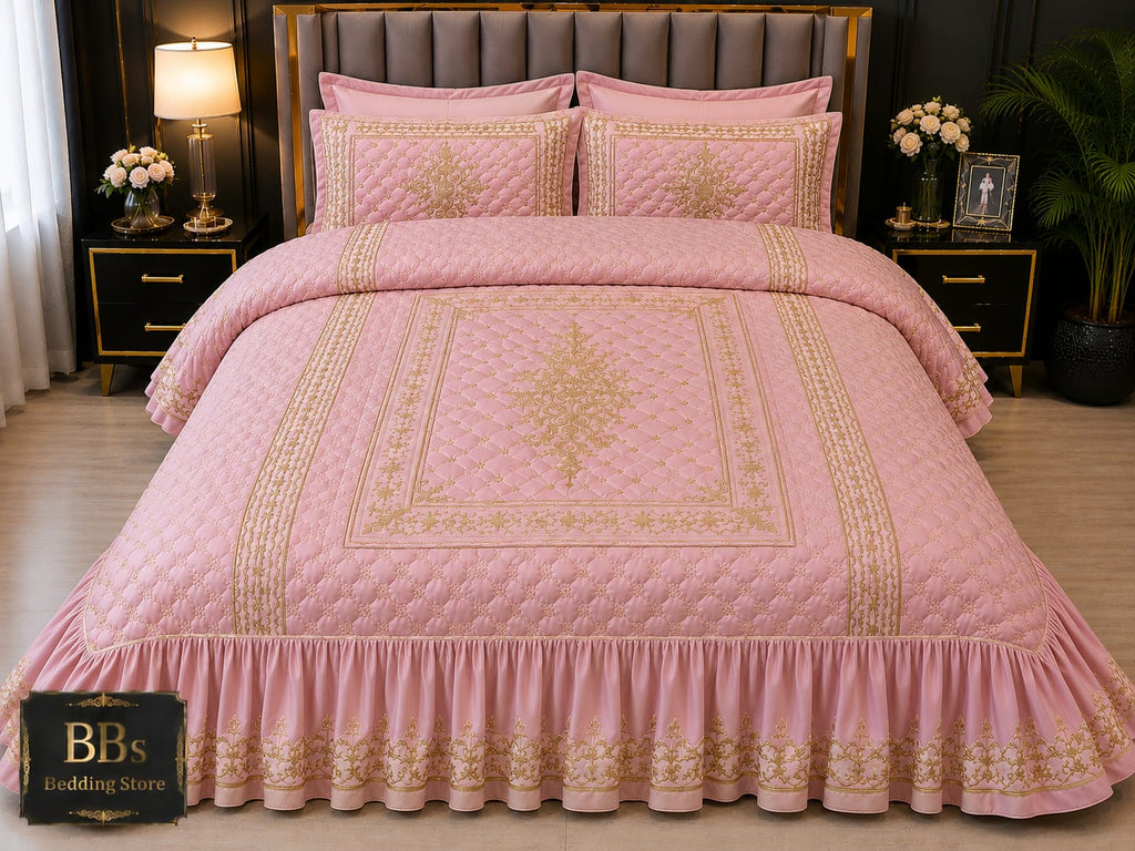 9 pcs bridal  bed set