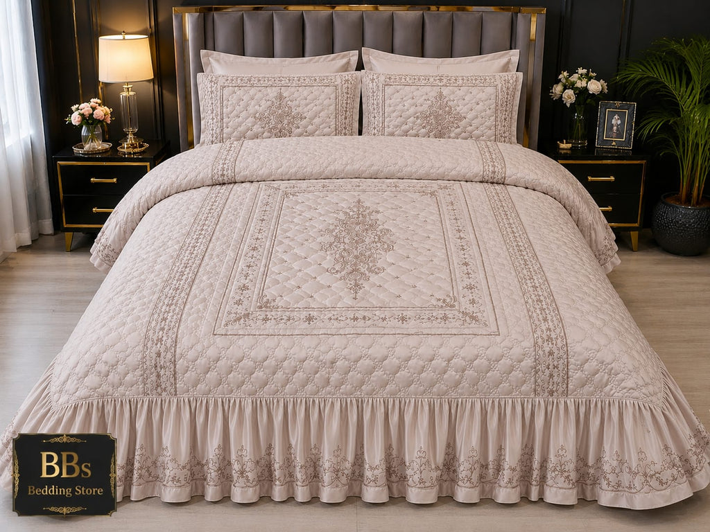 9 pcs bridal  bed set