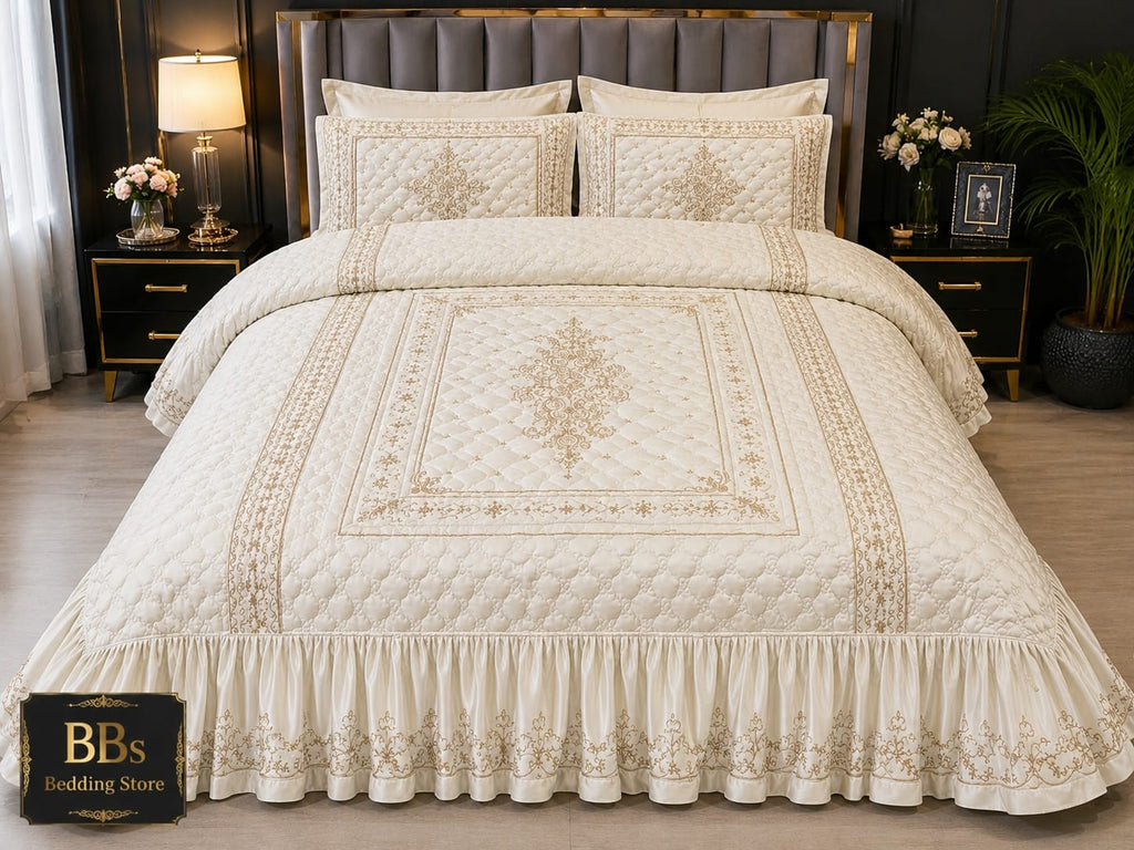 9 pcs bridal  bed set